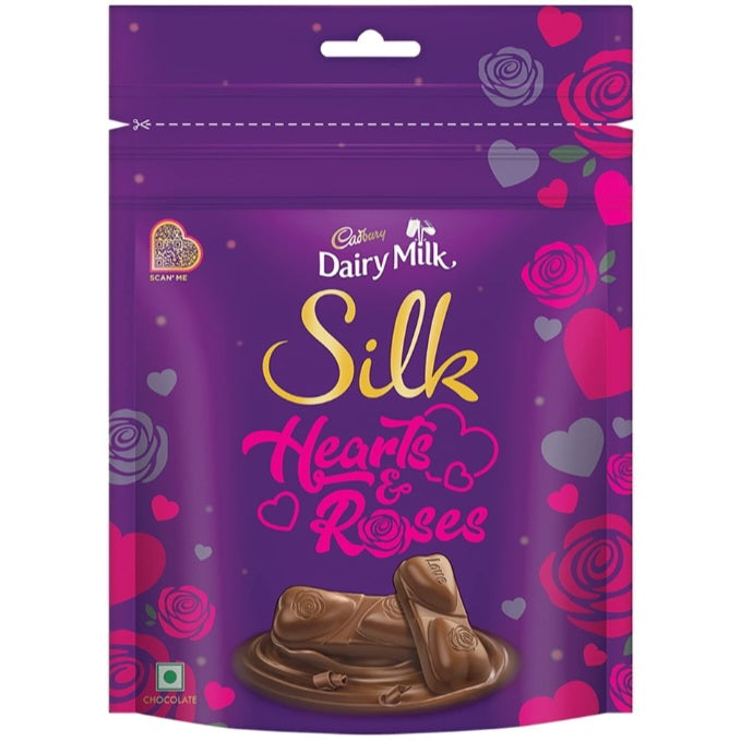 Cadbury Dairy Milk Silk Hearts & Roses Treats: 135 g
