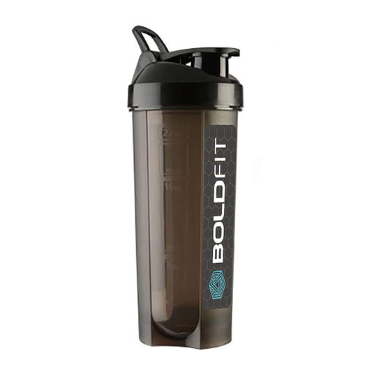 Boldfi Gym Typhoon Shaker Bottle (650 ml) - Black - 1 U
