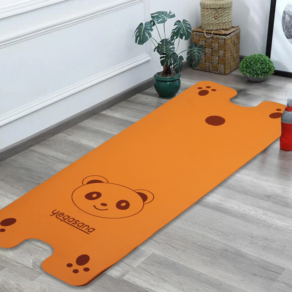 Yogasana Essential Yoga Mat (2x4 Feet) - Orange - 1 U
