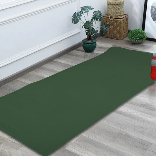 Yogasana Essential Yoga Mat (2x6 Feet) - Army Green - 1 U