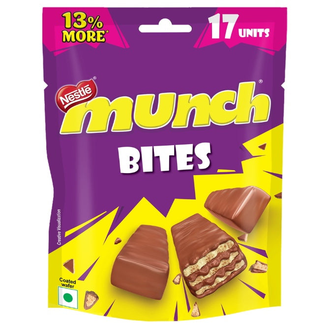Nestle Munch Share Bag (Pack Of 15) 147.9 g