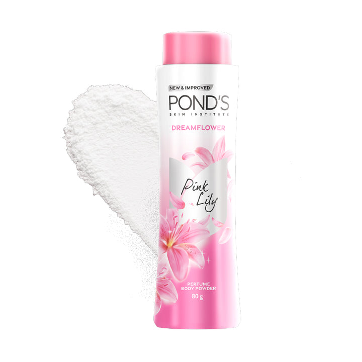 Ponds Dreamflower Fragrant Talcum Powder, Pink Lily 100 g