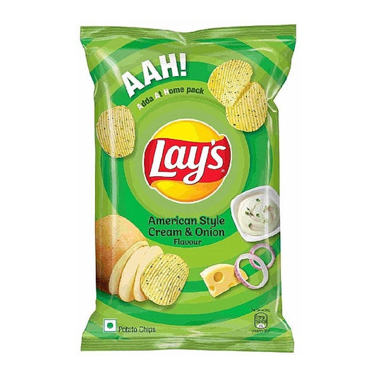 Lays American Cream Onion Potato Chips 82 g