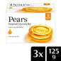 Pears Moisturising Bathing Bar Soap With Glycerine Pure & Gentle - For Golden Glow 3x125 g