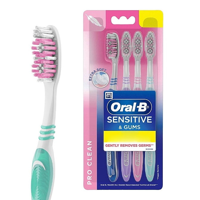 Oral B Sensitive Whitening Toothbrush 3 pcs (buy 2 get 1 free)