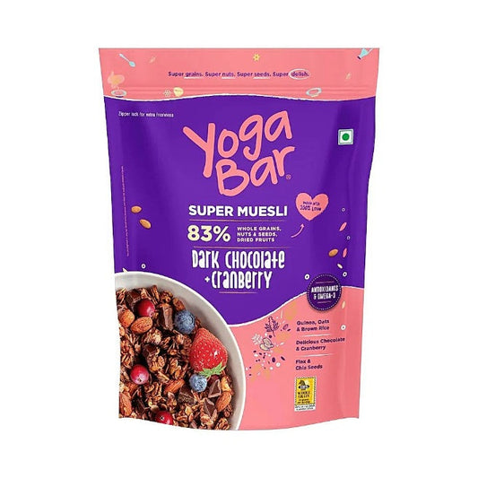 Yogabar Muesli Dark Choco Cranberry 400 g
