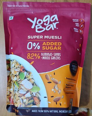 Yogabar No Sugar Almond & Cranberries 400 g