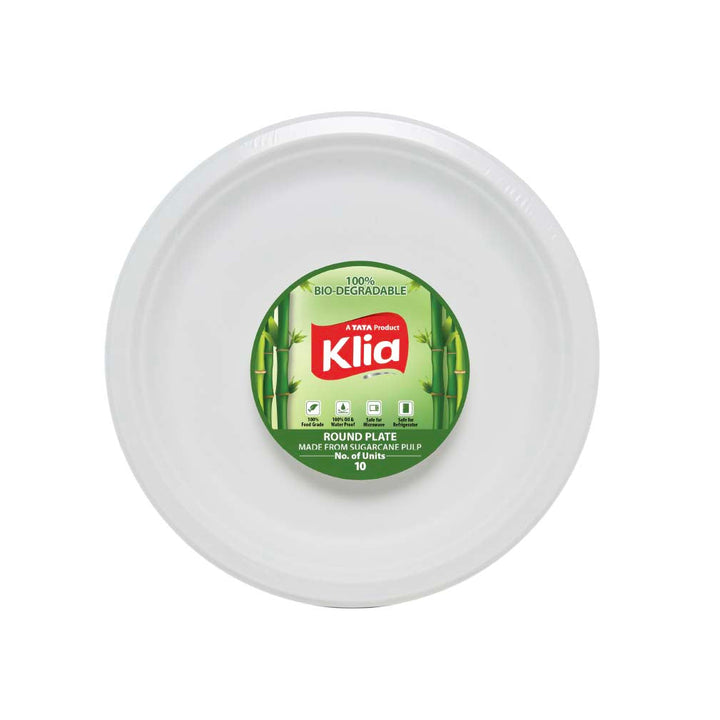 Klia Big Round Plate pack of 10