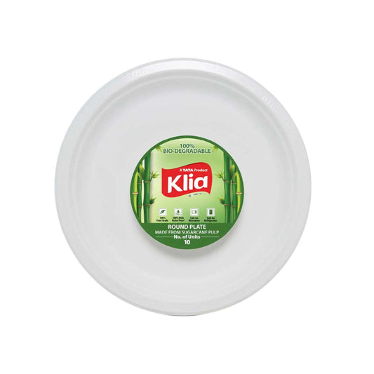 Klia Big Round Plate pack of 10