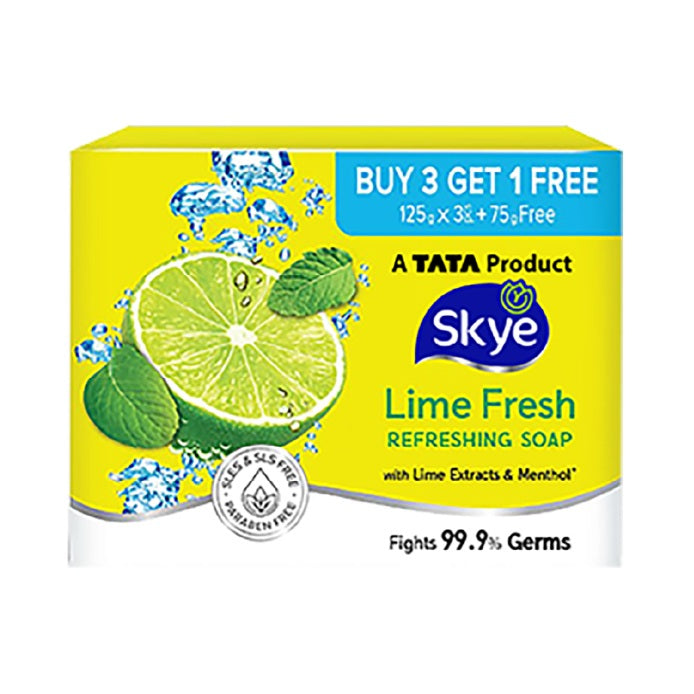 Skye Lime Recharge Soap 3x125 g