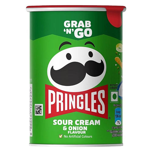 Pringles Sour Cream And Onion Can 40 g