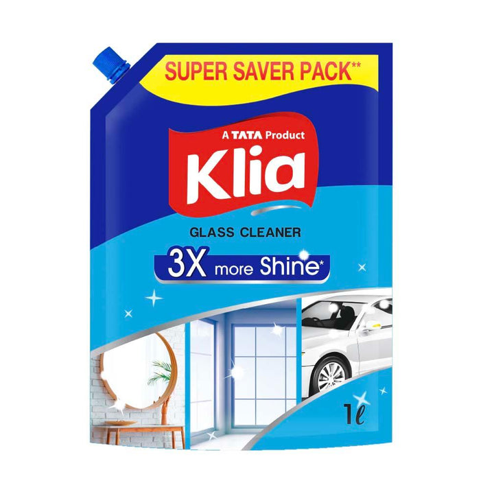 Klia Glass Cleaner Refill Pouch 1 ltr