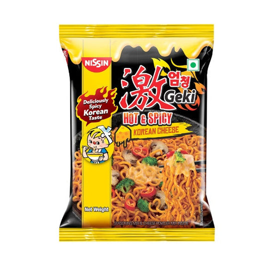 Geki Hot N Spicy Korean Cheese Noodles 80 g