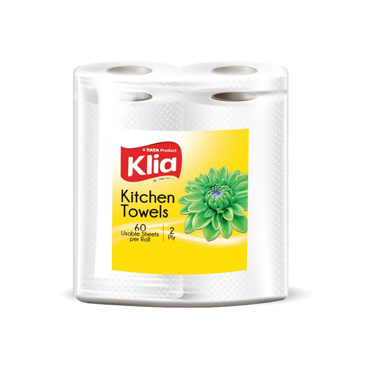 Klia Kitchen Towel 2Ply pack of 4 roll