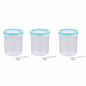 Smartle Easy Spin Container 1.5 Ltr Blue set of 3