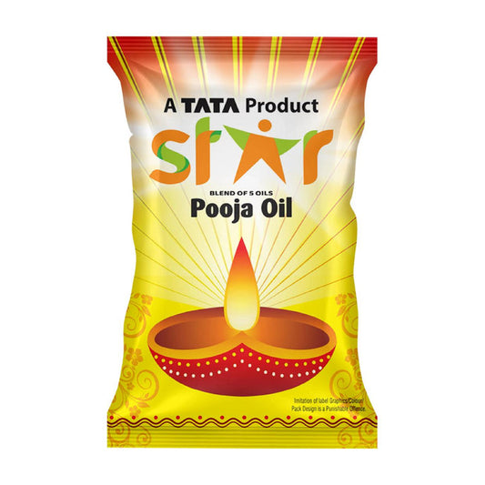 Star Pooja Oil Pouch 819 ml
