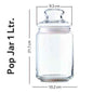 Smartle Pop Jar 1 Ltr 1 pc