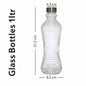 Smartle Glass Bottle 1 Ltr 1 pc