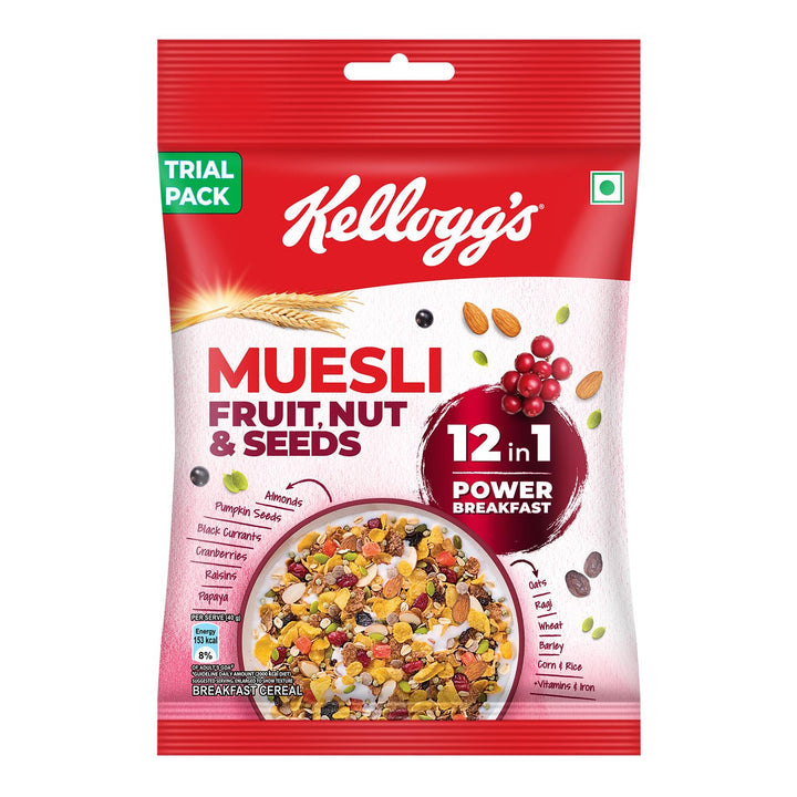 Kellogg'S Fruit And Nut Seeds Muesli 72 g