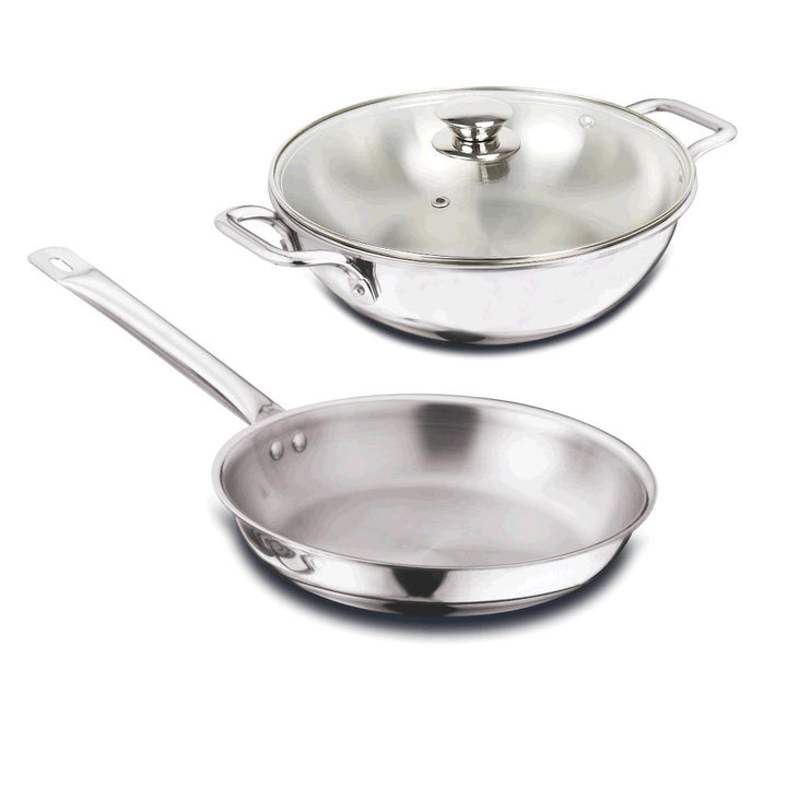 Smartle Triply Kadhai And Frypan Set 1 Pc 1 Pc