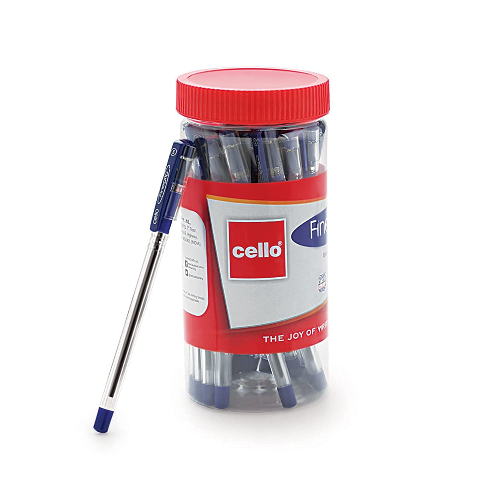 Cello Finegrip Pen (Jar) - 25 U