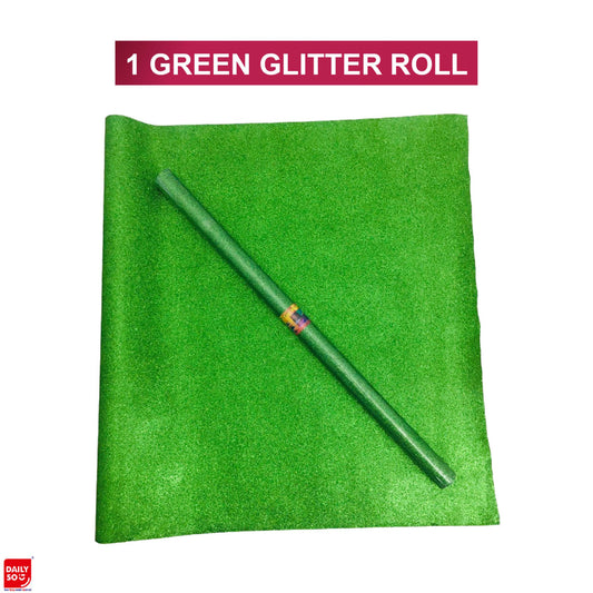 Dailyso Original Glitter Decoration Paper 55 X 100 Cm Green - 1 U