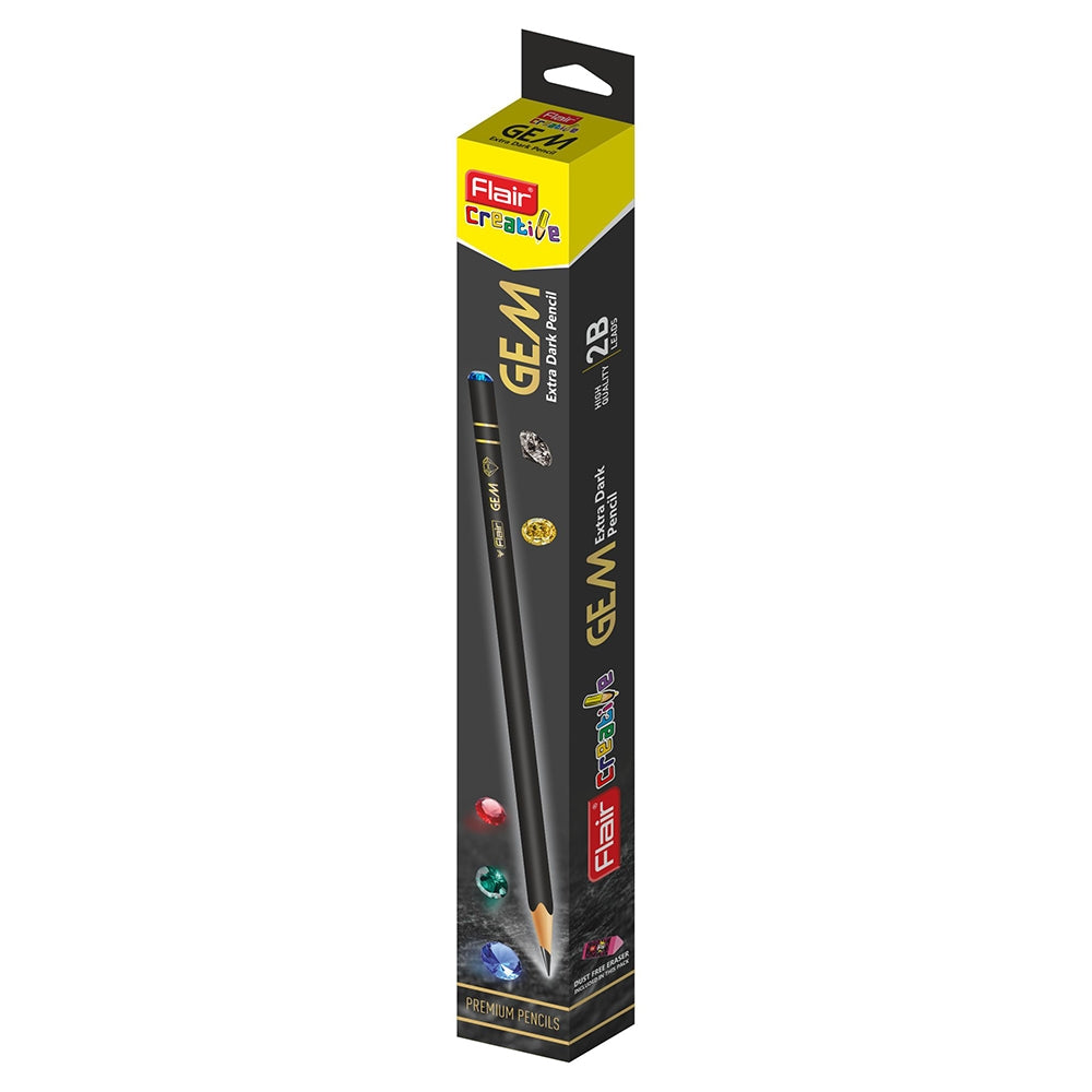 Flair Creative Gem Extra Dark Pencil - 10 U
