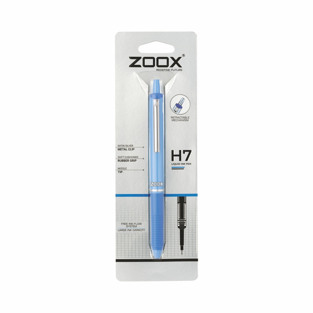 Flair Zoox H7 Liquid Ink Pen (Blue) - 1 U