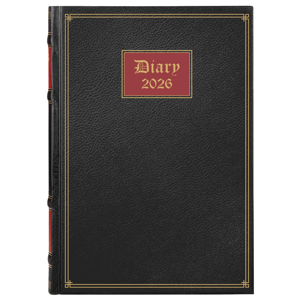 Matrikas A5 Antiqu Diary 2026 Black - 336 Pages - 1 Unit