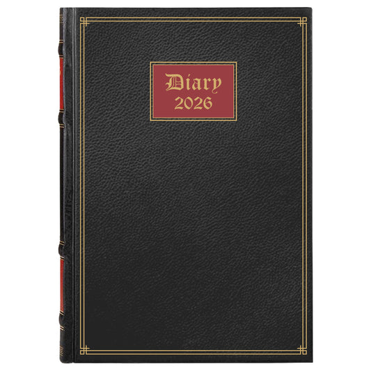 Matrikas A5 Antiqu Diary 2026 Black - 336 Pages - 1 Unit