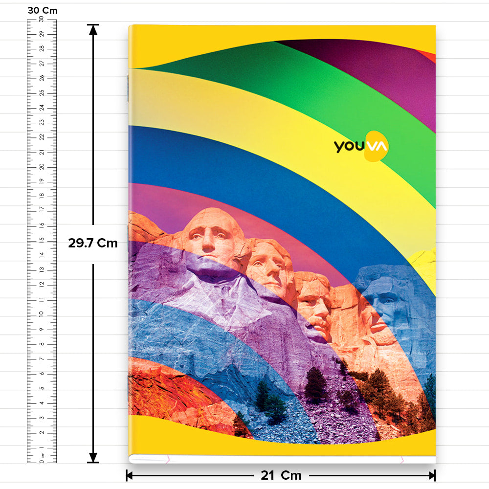 Navneet Youva Long Book A4 Size Single Line 172 Pages - 4 U
