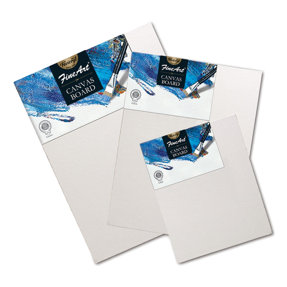 Pidilite Fine Art Canvas Board (10x12 Inches) - 10 x 12 Inches
