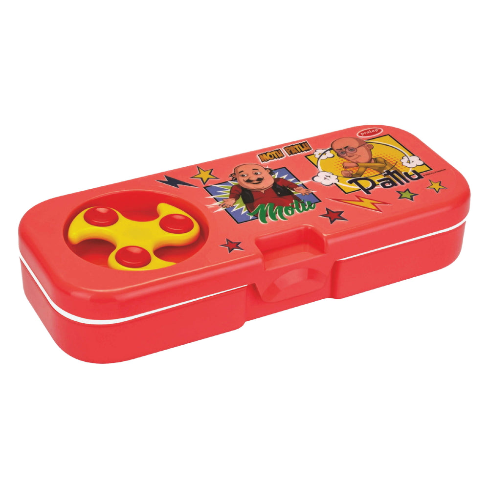 Pratap Motu Patlu Pencil Box (Red) - 1 U