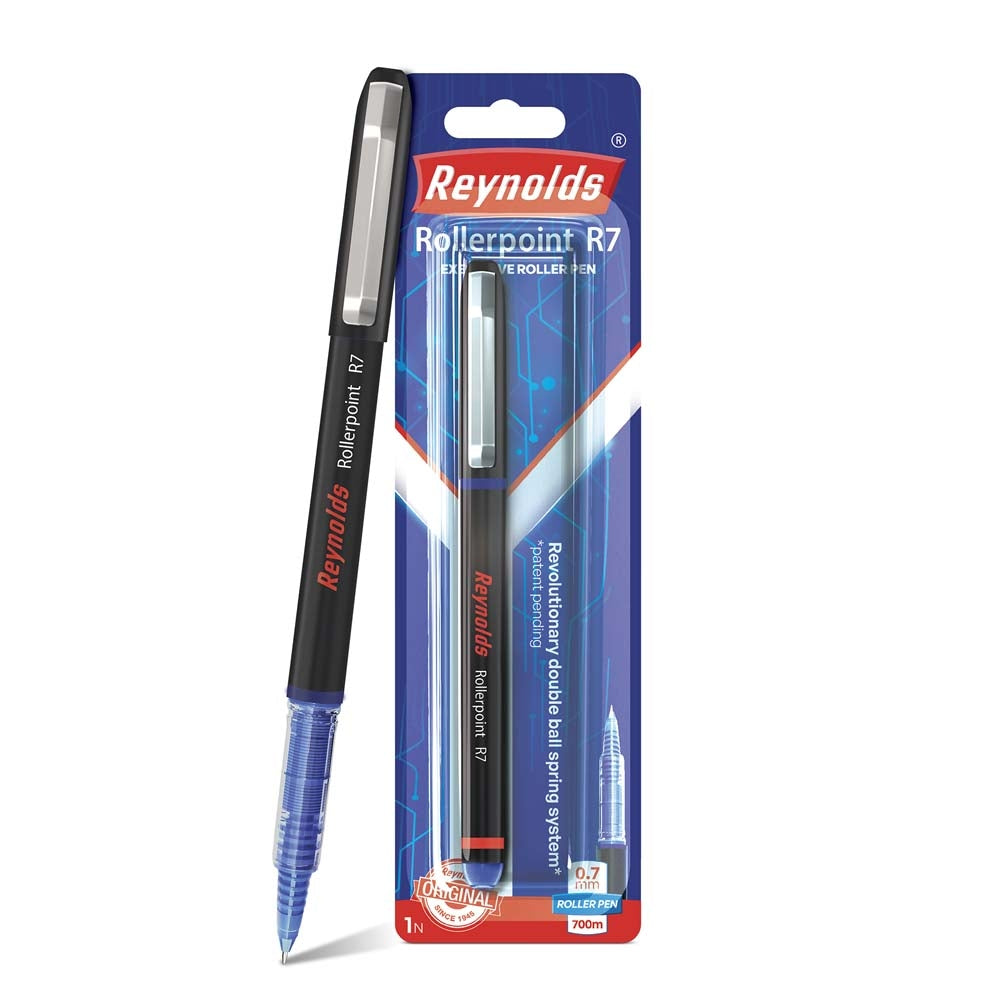 Reynolds Rollerpoint R7 Blister Blue Ball Pen - 1 U