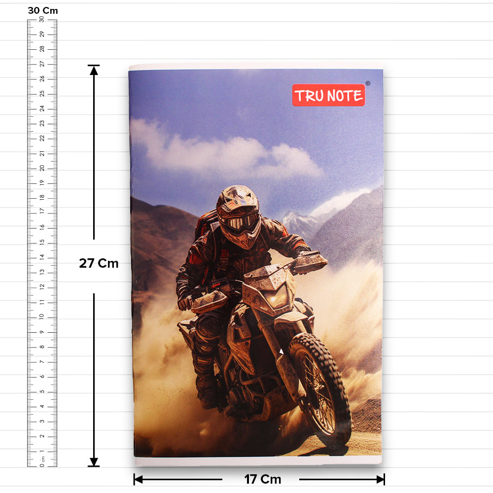 Tru Note Longbook Regular (Assorted)- 172 Pages - 1 U