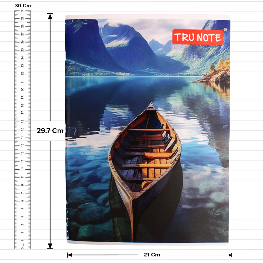 Tru Note Longbook Ruled A4 ( Assorted) - 284 Pages - 1 U