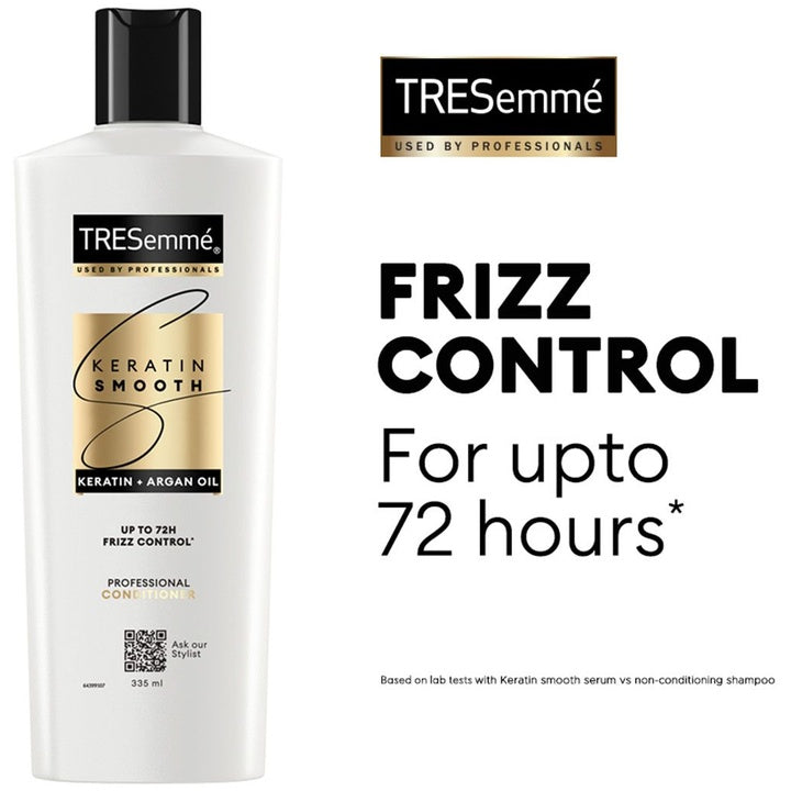 TRESemme Keratin Smooth Conditioner with Keratin & Argan Oil for Straight Hair - 335 ml