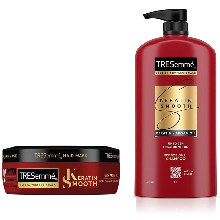 TRESemme Set of Keratin Smooth Hair Mask 100ml & Shampoo 1L
