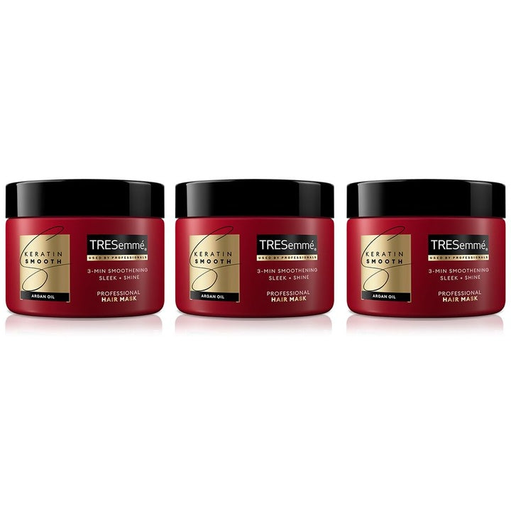 TRESemme Set of 3 Keratin Smooth Deep Smoothing Mask with Argan Oil - 300ml each