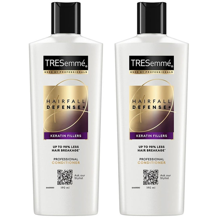 TRESemme Set of 2 Hair Fall Defence Conditioner with Keratin- 190 ml each