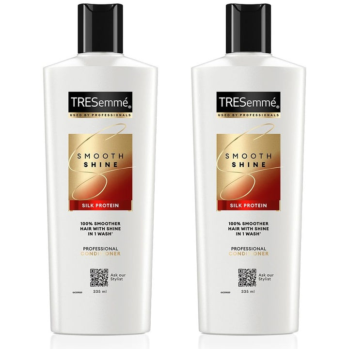 TRESemme Set of 2 Smooth & Shine Conditioner with Vitamin H & Silk Proteins -335ml each