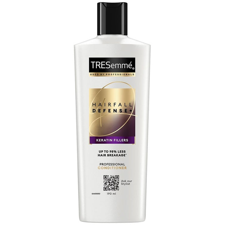 TRESemme Hair Fall Defence Conditioner with Keratin for Hair Fall Control - 190 ml