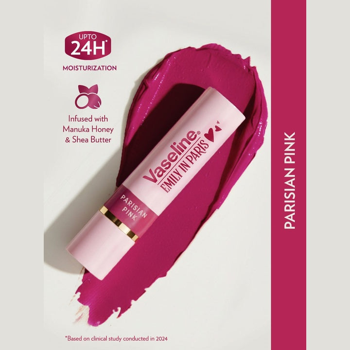 Vaseline Emily in Paris Limited Edition Tinted Lip Balm Stick 3g - Parisian Pink