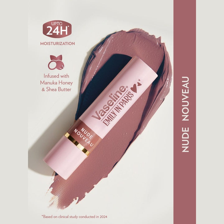 Vaseline Emily in Paris Limited Edition Tinted Lip Balm Stick 3g - Nude Nouveau