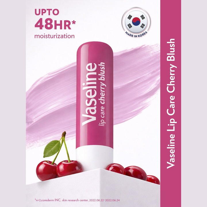 Vaseline Lip Care Tinted Lip Balm Stick for 48Hr Moisturization 4.8 g - Cherry Blush
