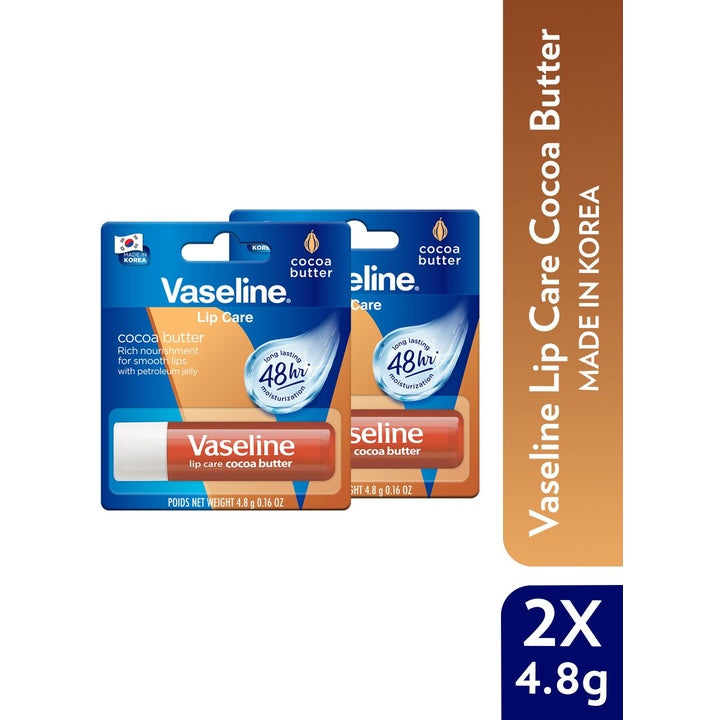 Vaseline Set of 2 Lip Balm Stick - Cocoa