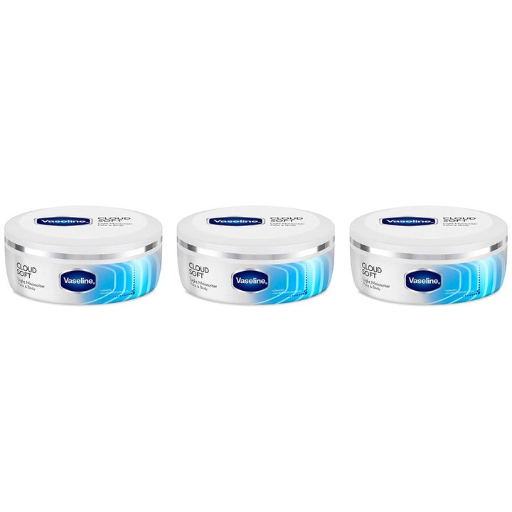 Vaseline Set of 3 Cloud Soft Non-Sticky Light Moisturiser - 100ml each