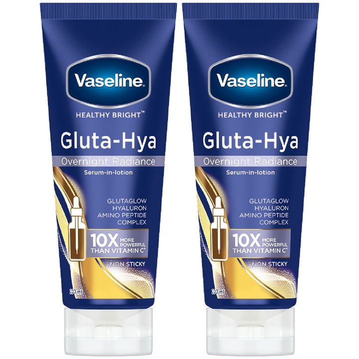 Vaseline Set Of 2 Gluta-Hya Overnight Radiance Body Lotion - 200ml Each