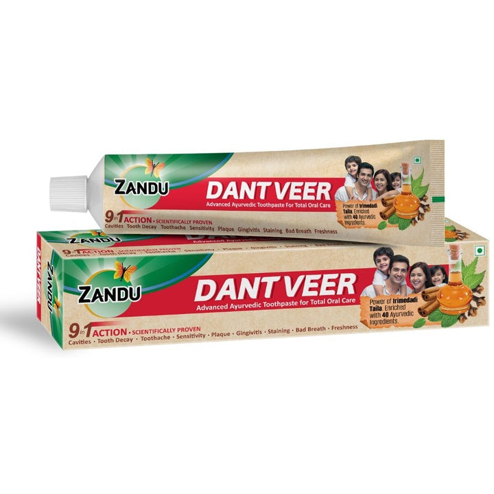 ZANDU Dantveer Toothpaste with Irimedadi Oil - 200 g